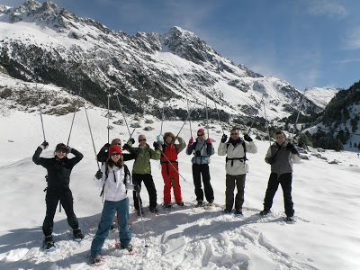Raquetas de nieve y esquí de fondo en el Valle de Benasque